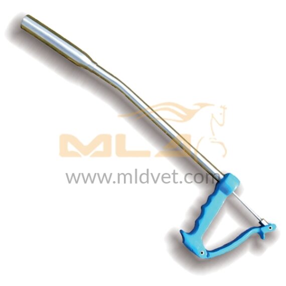 Bolus Applicator Straight (Aluminum Handle)