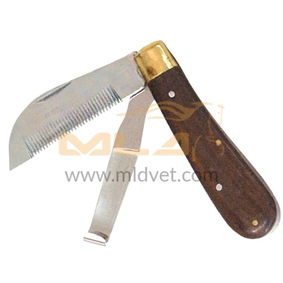 Folding Hoof Knife 2-Blades