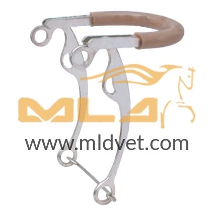 Hackamore 8 3 ½ Rubber Nose on Bicycle