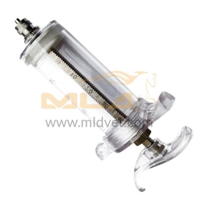 Plexiglass Syringe W/Limit Adjustment 10 ML