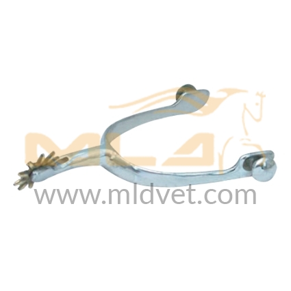Slip on Spur Brass Rowel