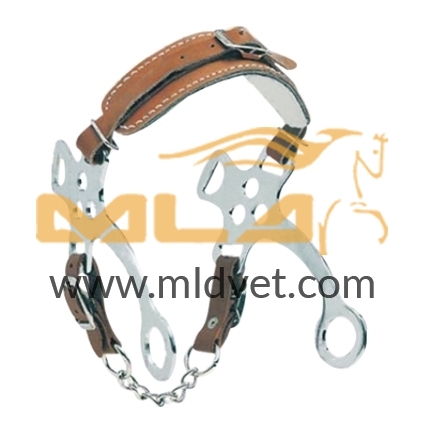 Hackamore 7 3 ½ Leather Pad Brown