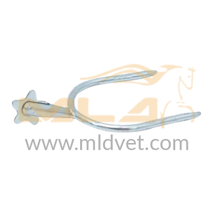 Slip on Spur Star Brass Rowel