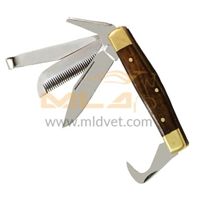 Folding Hoof Knife 5-Blade