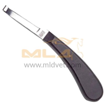 Hoof Knife Wide Right (Plastic Handle)